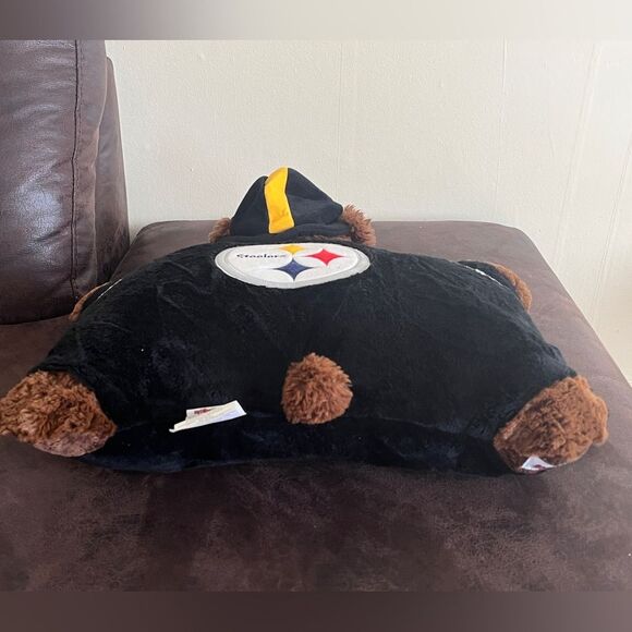 Pillow Pets Pittsburgh Steelers NFL Soft Stuffed Animal Collectible 2009 - Picture 6 of 10